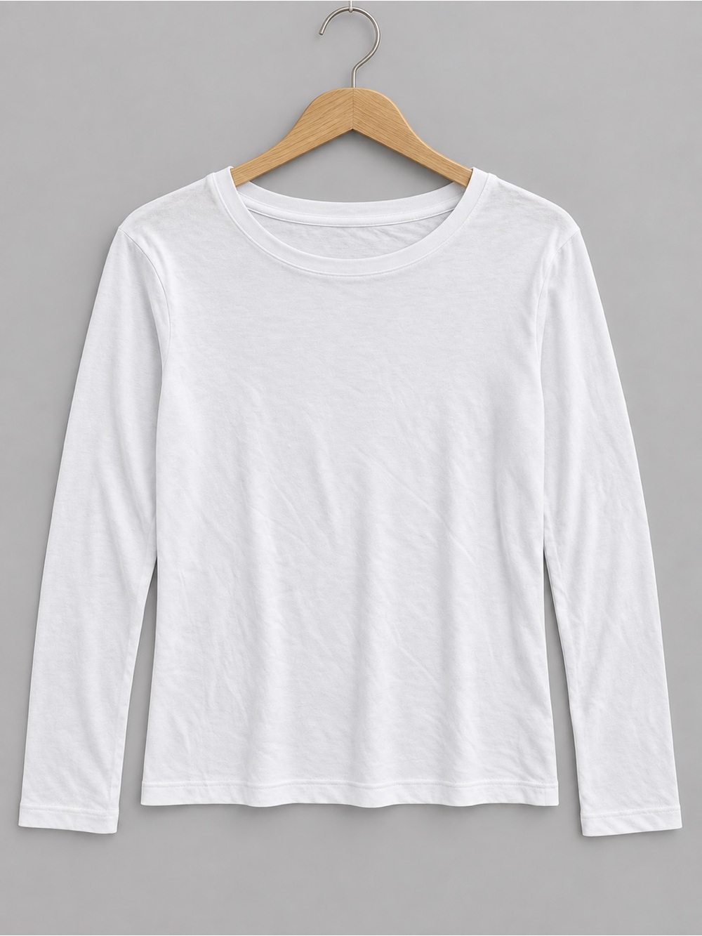 Northern Reflections White Long Sleeve Crew Tee